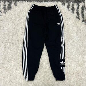 Adidas Originals Women's Lock Up Track Pants - Black/White (Size S)